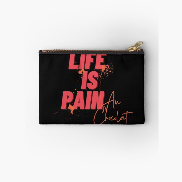 Aperçu de l'œuvre La vie est un pain au chocolat créée et vendue par 45CreativeClub.