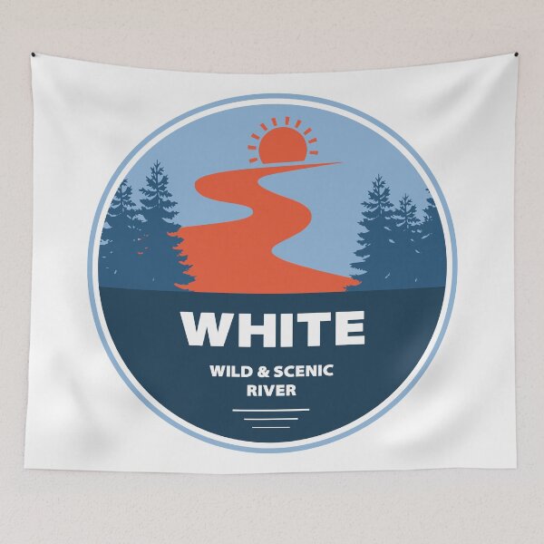 Item preview, White Wild and Scenic River Oregon designed and sold by Esskay Designs.