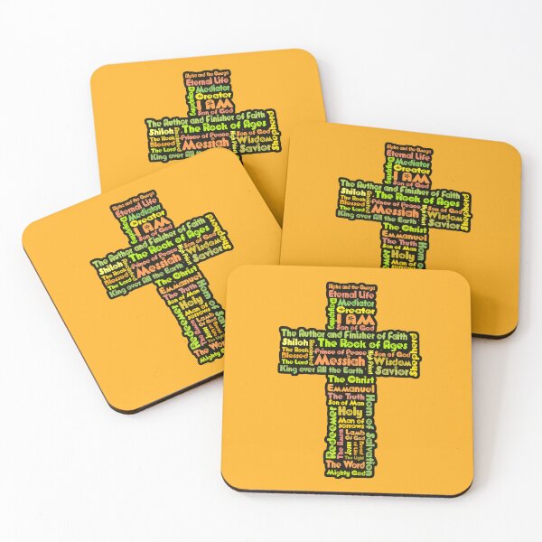 Item preview, Funky Retro Style Names of Jesus Cross designed and sold by Alondra.