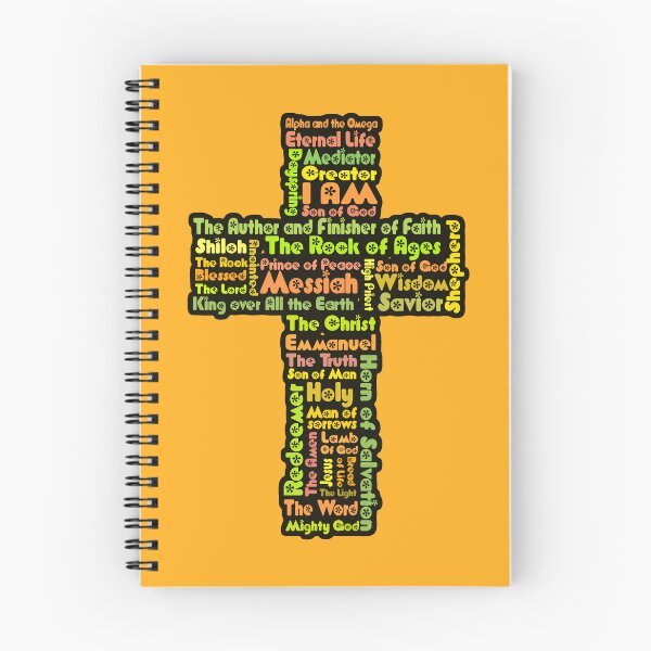 Item preview, Funky Retro Style Names of Jesus Cross designed and sold by Alondra.