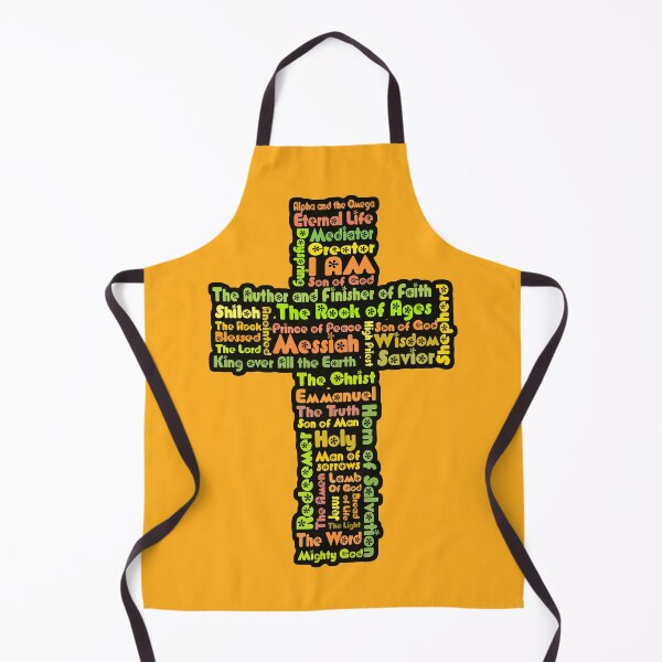 Item preview, Funky Retro Style Names of Jesus Cross designed and sold by Alondra.