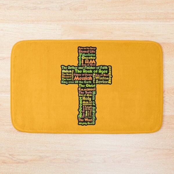 Item preview, Funky Retro Style Names of Jesus Cross designed and sold by Alondra.