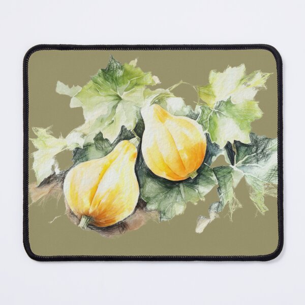 Item preview, Yellow squash on the vines - watercolor designed and sold by Travelways.