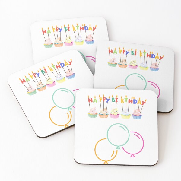 Item preview, Balloon, birthday party, birthday candles, congratulations, birthday party designed and sold by Katze49.