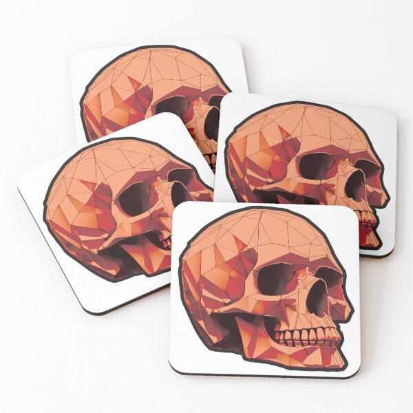 Item preview, Halloween Orange Skull art designed and sold by WELCRAFT.
