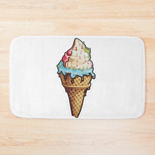 Item preview, ice cream cone fell down folk background designed and sold by abmkf.