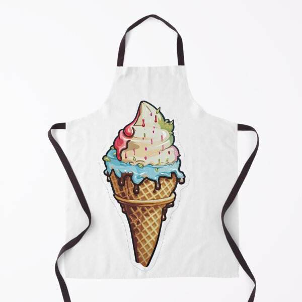 Item preview, ice cream cone fell down folk background designed and sold by abmkf.