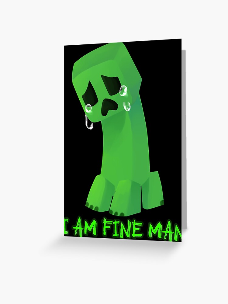 Minecraft Creeper Face Standard Playing Card Deck