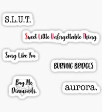 bea miller sticker set Sticker