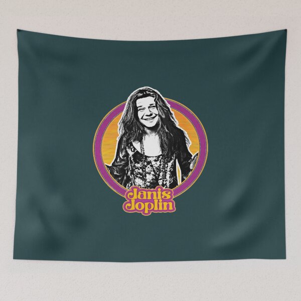 Item preview, Janis Joplin Vintage Retro 60s Style Fanart  designed and sold by MarcusSeguin.