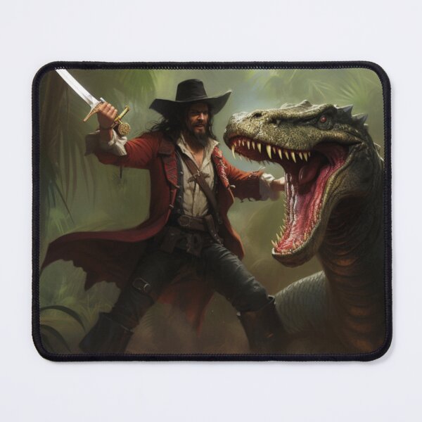 Item preview, Captain Hook First Crocodile Fight Peter Pan Inspired Art designed and sold by CDC40.