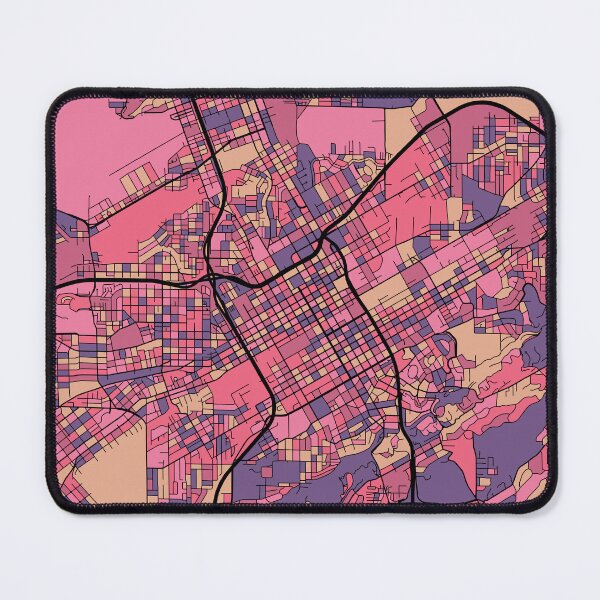 Item preview, Birmingham Map Pattern in Purple & Pink designed and sold by PatternMaps.