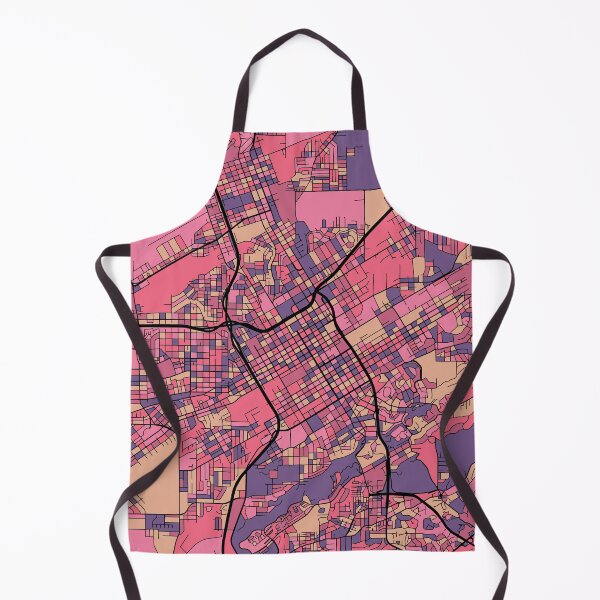 Item preview, Birmingham Map Pattern in Purple & Pink designed and sold by PatternMaps.