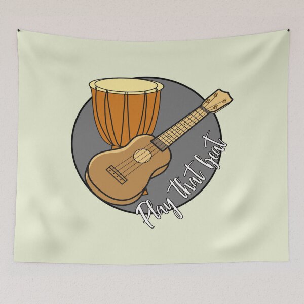 Item preview, Ukulele Djembe Premium  designed and sold by KrysteHirth.