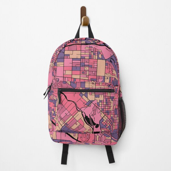 Item preview, Boise Map Pattern in Purple & Pink designed and sold by PatternMaps.