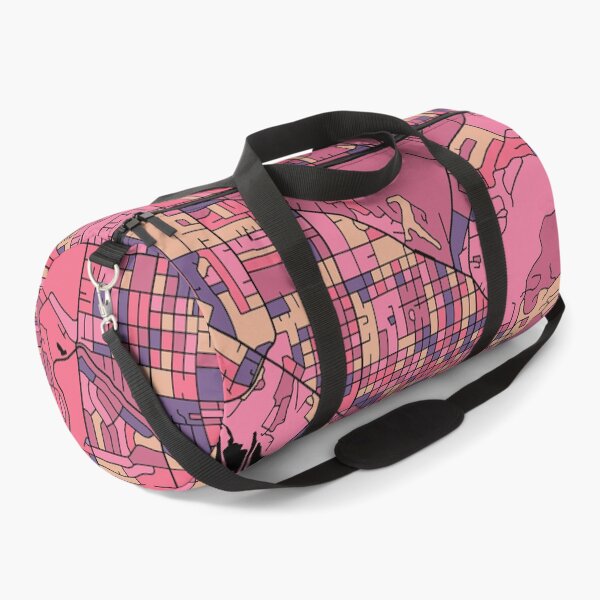 Item preview, Boise Map Pattern in Purple & Pink designed and sold by PatternMaps.