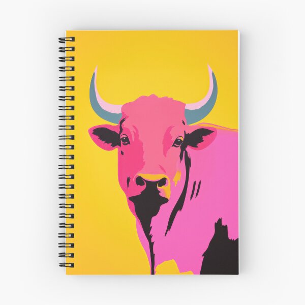 Item preview, Bold Minimalist Ox - Pastel Animal Kitchen Art designed and sold by PinkNomad.
