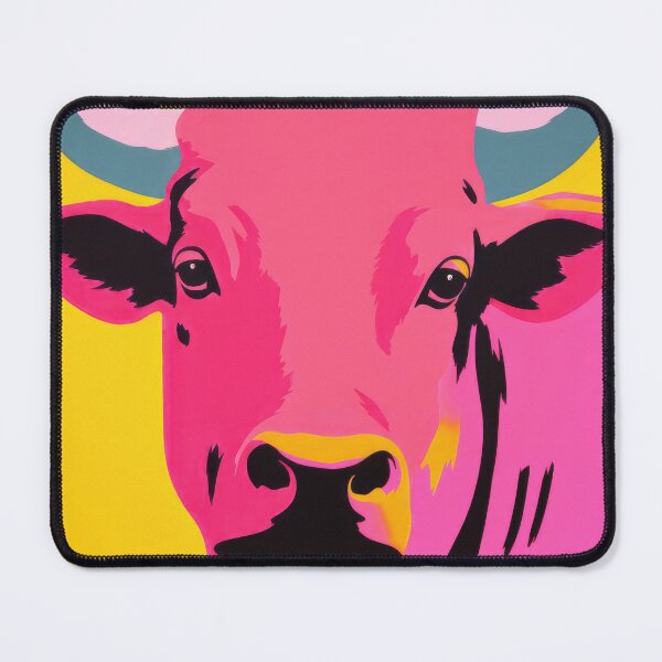 Item preview, Bold Minimalist Ox - Pastel Animal Kitchen Art designed and sold by PinkNomad.