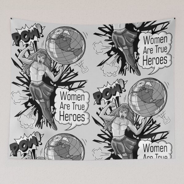 Item preview, Women rule the world (grey) designed and sold by ARTemyzz.