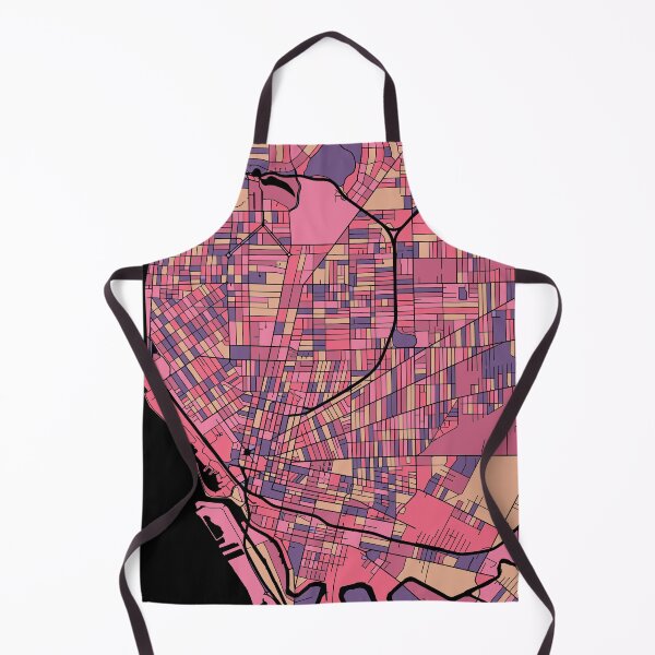 Item preview, Buffalo Map Pattern in Purple & Pink designed and sold by PatternMaps.