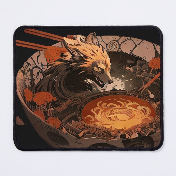 Item preview, Japanese Fox (Kitsune) Ramen Bowl designed and sold by HideTheInsanity.