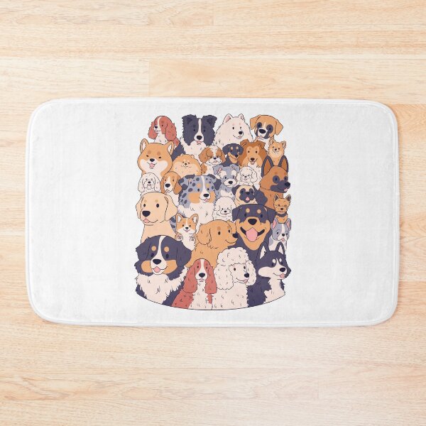 Item preview, So many dogs! Cute dog breeds art designed and sold by Yaragold.