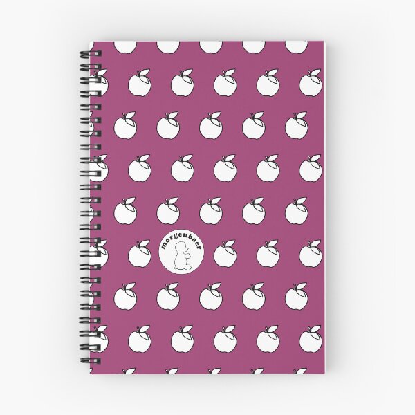 Item preview, Purple Apple Pattern Purpule White MInimalist Apples designed and sold by morgenbaer.