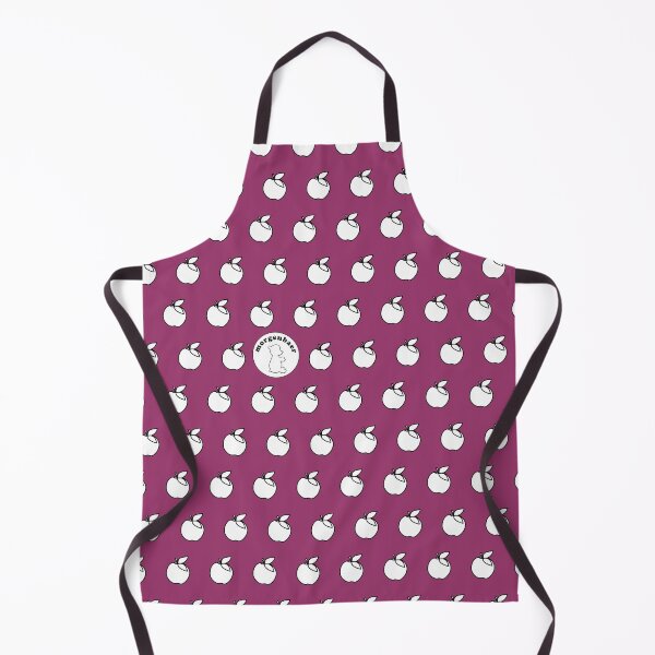 Item preview, Purple Apple Pattern Purpule White MInimalist Apples designed and sold by morgenbaer.