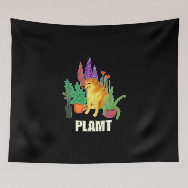 Item preview, Cheems and plamt designed and sold by masinibobus.