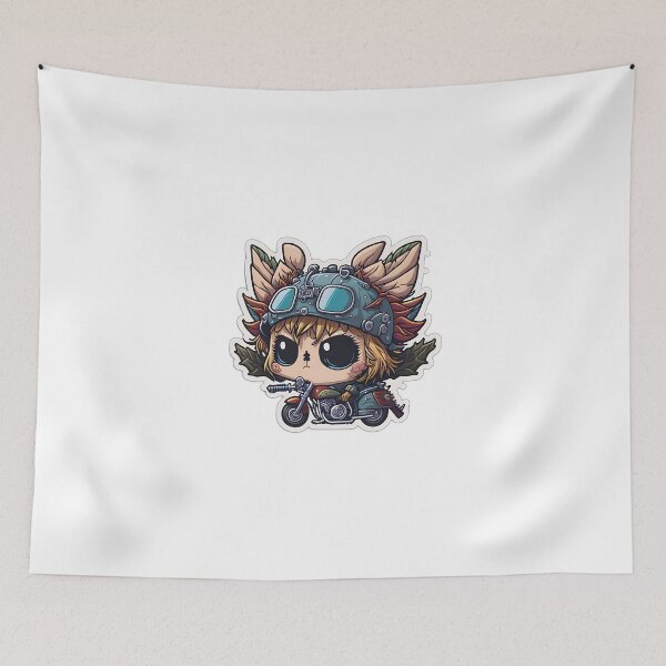 Item preview, Chopper's Charm: Whimsical Cute Character Art Collection designed and sold by FashionRex.