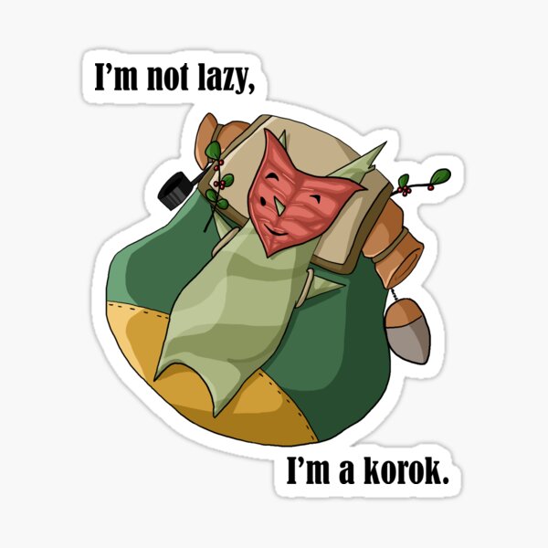 Artikel-Vorschau von Ich bin nicht faul, ich bin ein Korok, designt und verkauft von pistatchay.