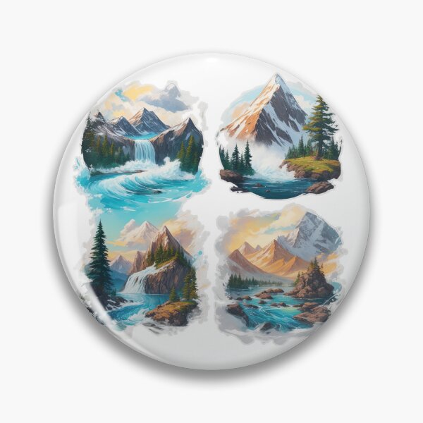Item preview, A group of picturesque waterfalls for you to look at with delight. designed and sold by Natcharee.