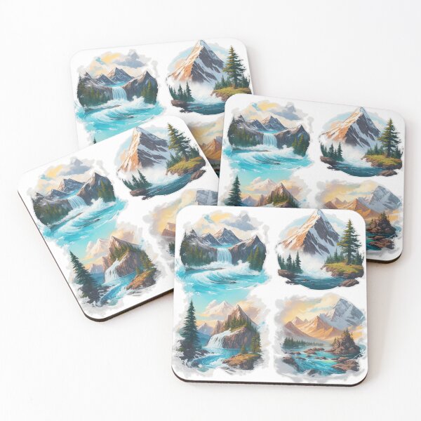 Item preview, A group of picturesque waterfalls for you to look at with delight. designed and sold by Natcharee.
