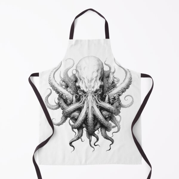 Item preview, Fantasy monster octopus squid giant squid deep sea designed and sold by Tomioka-Art.