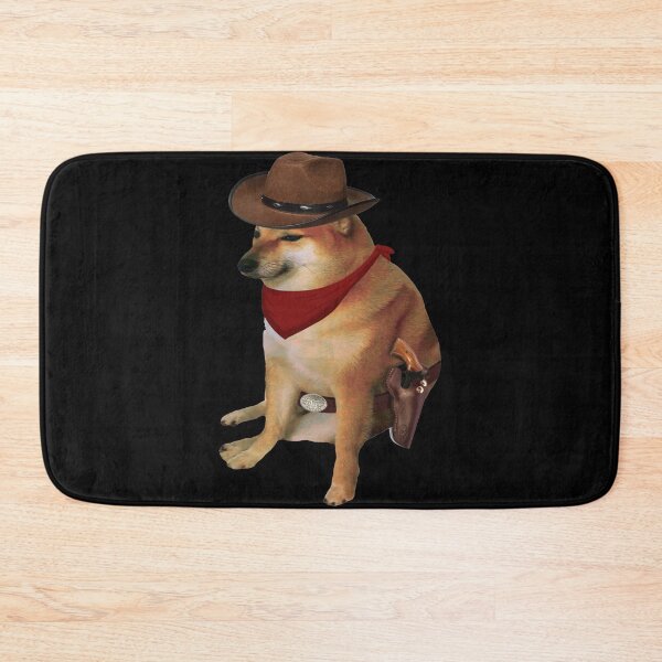 Item preview, Cheems Doge Cowboy designed and sold by masinibobus.