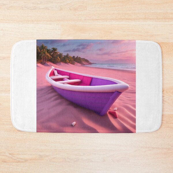 Item preview, Pink Boat on the Beach designed and sold by Everythingstakn.