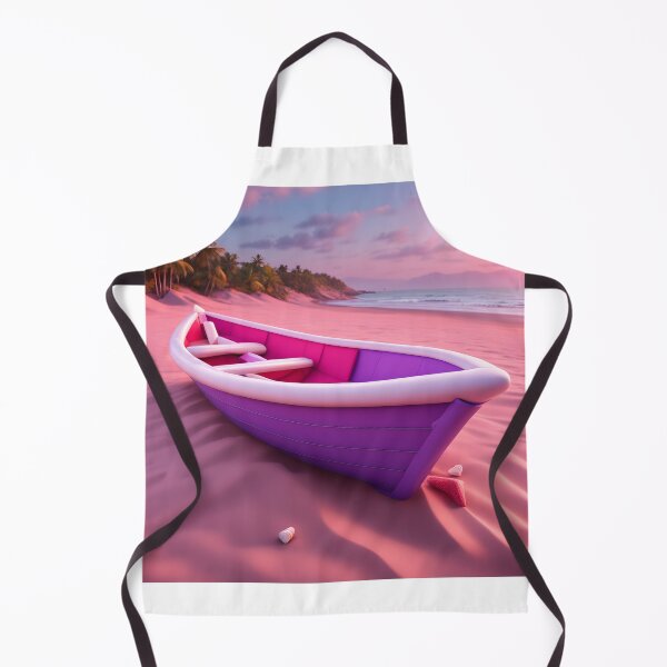 Item preview, Pink Boat on the Beach designed and sold by Everythingstakn.