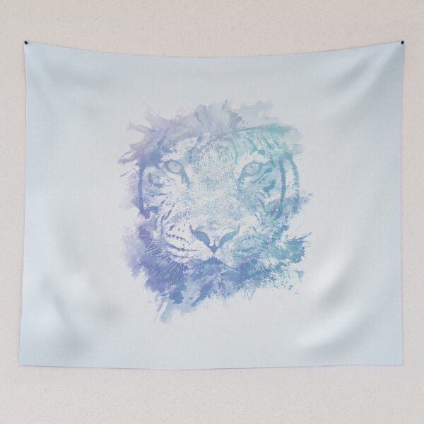 Item preview, Abstract Watercolor Tiger Portrait / Face designed and sold by badbugs.