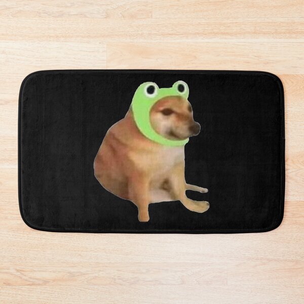 Item preview, Cheems frog hat designed and sold by masinibobus.