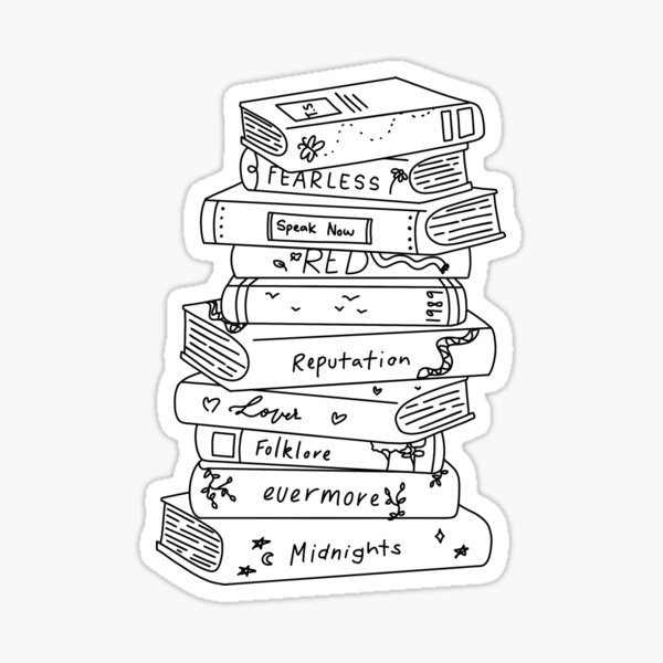 Eras books Sticker for Sale by cranberryrose22