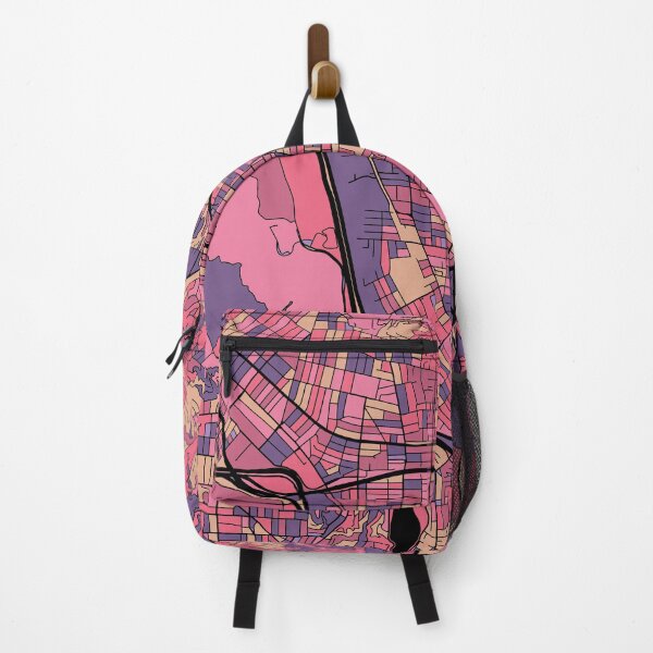 Item preview, Glendale Map Pattern in Purple & Pink designed and sold by PatternMaps.
