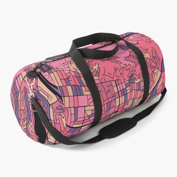 Item preview, Glendale Map Pattern in Purple & Pink designed and sold by PatternMaps.