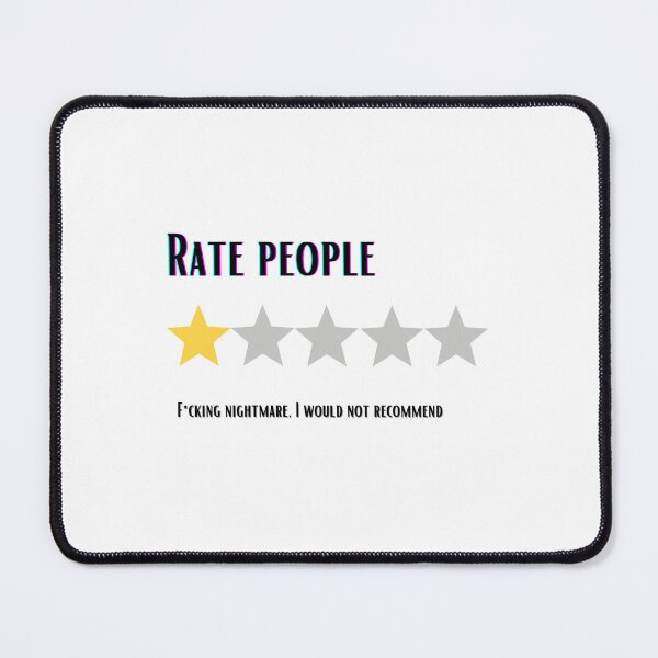 Item preview, People F*cking Nightmare, One Star Rating designed and sold by Infinite creative Boutique.