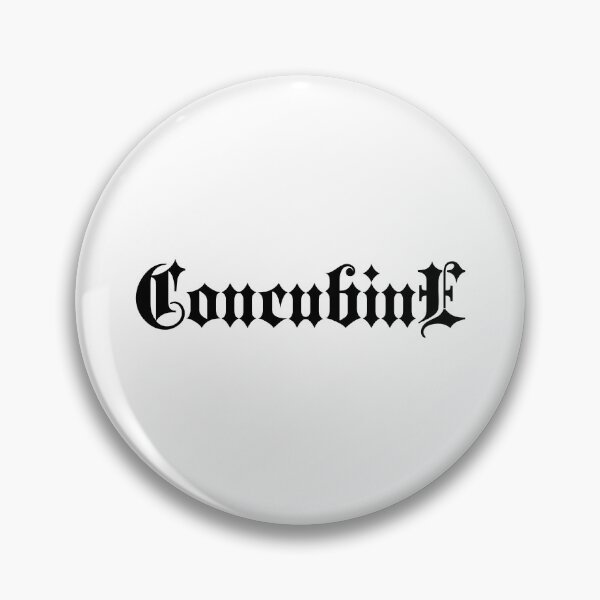 Item preview, Concubine | Stylish Goth Typography designed and sold by ProdbyNiECO.