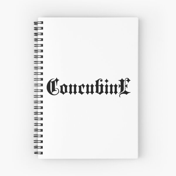 Item preview, Concubine | Stylish Goth Typography designed and sold by ProdbyNiECO.