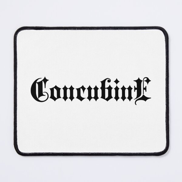 Item preview, Concubine | Stylish Goth Typography designed and sold by ProdbyNiECO.