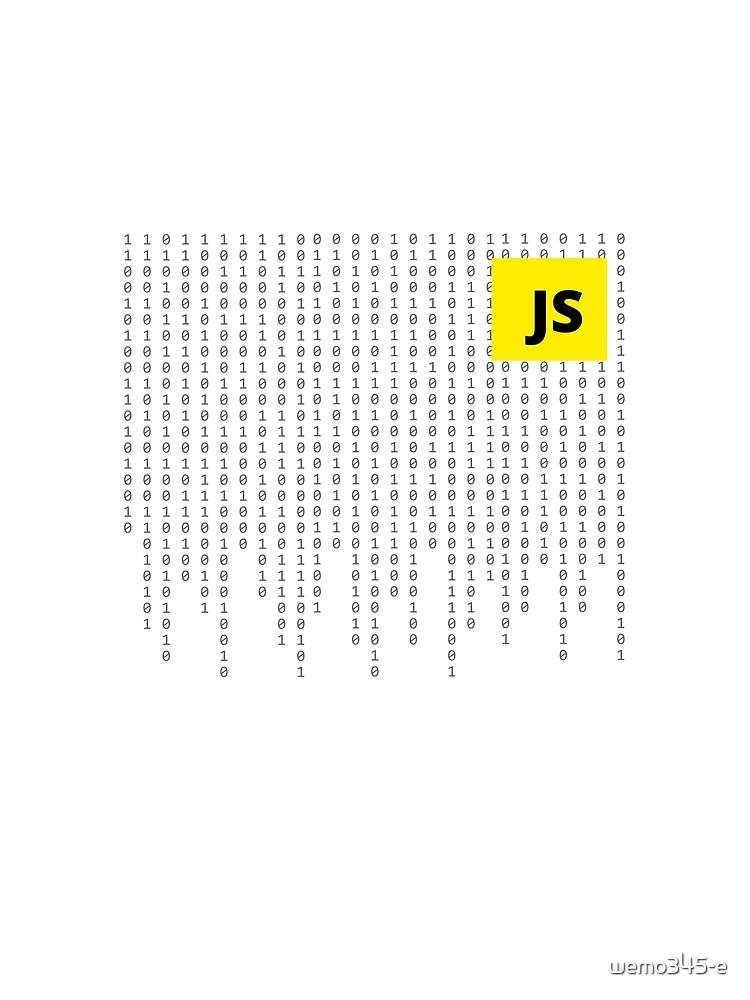 Thumbnail 4 of 4, Graphic T-Shirt, JavaScript designed and sold by wemo345-e.