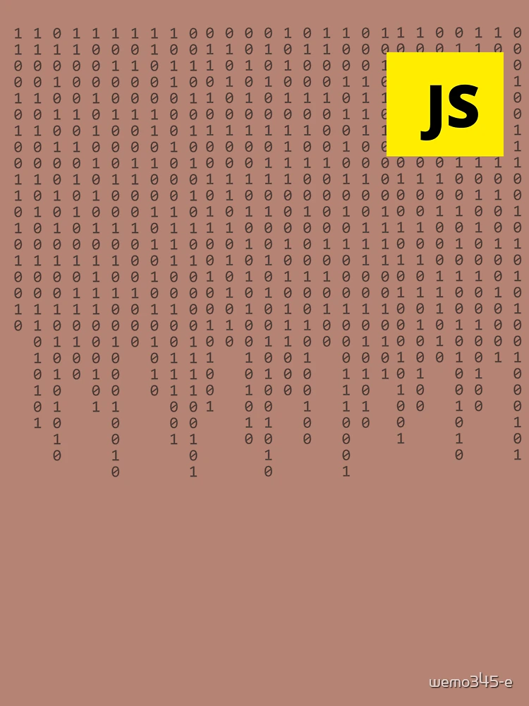 Thumbnail 4 of 4, Boxy T-Shirt, JavaScript designed and sold by wemo345-e.