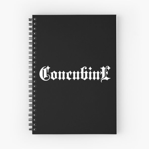 Item preview, Concubine | Stylish Goth Typography designed and sold by ProdbyNiECO.