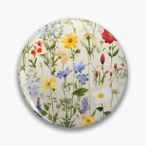 Item preview, Wild flowers from the fields, tiled design designed and sold by alambic-designs.